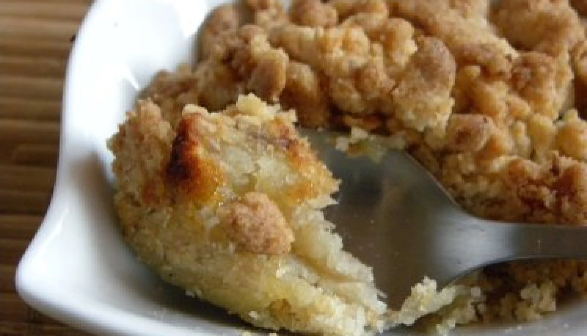 Crumble banane-coco