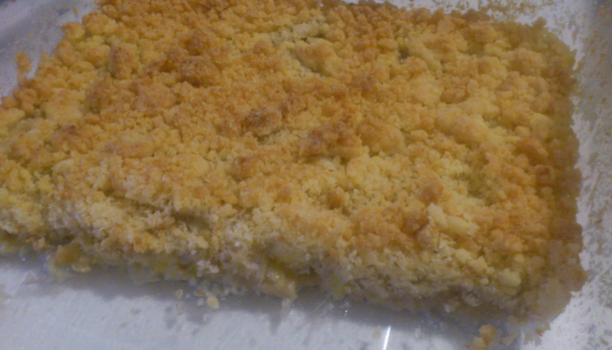 Crumble banane-coco