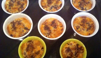 Crumble Banane Pomme Nesquik d'Aurélie