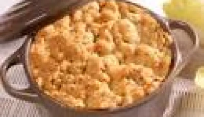 Crumble d'endives, maroilles et noix