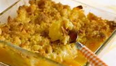 Crumble d'été aux pêches & abricots