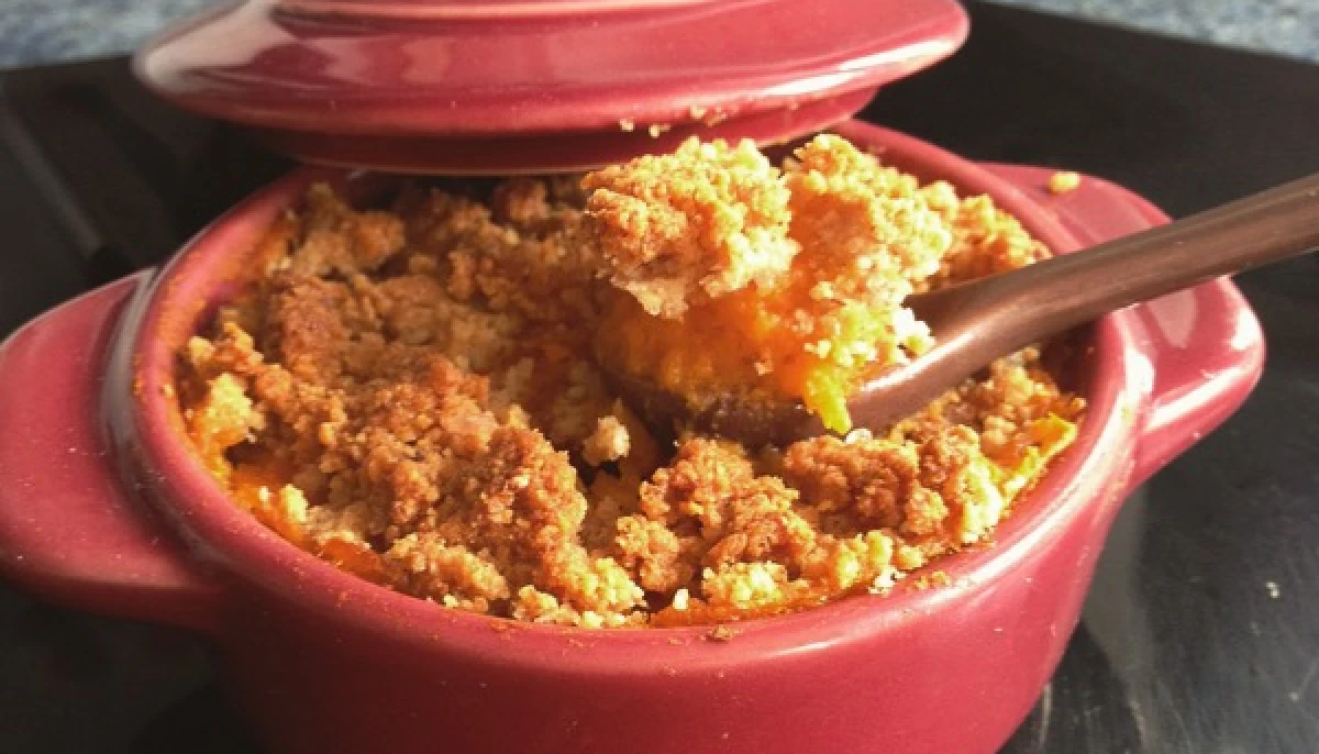Crumble de patates douces