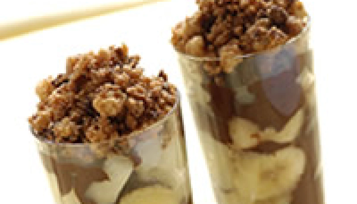 Crumble en verrine