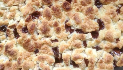 Crumble Poires Chocolat