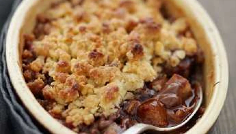 Crumble Poires Nutella