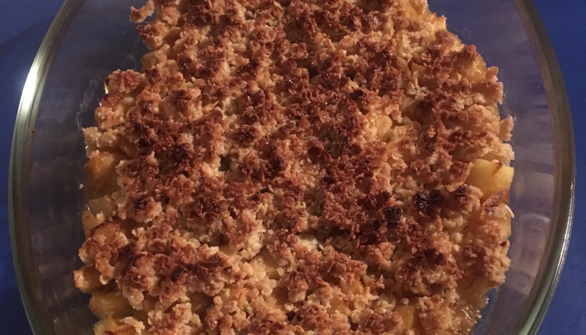 Crumble Pomme-Banane Healthy