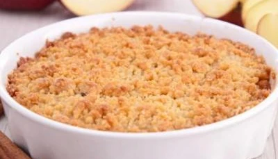 CRUMBLE Pomme- Poire facile!