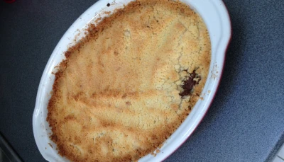 Crumble pommes/chocolat