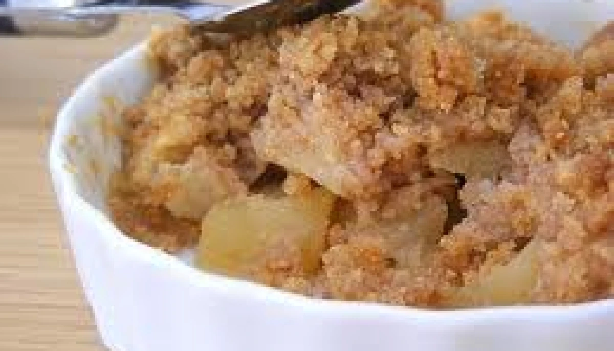 Crumble Pommes Poires