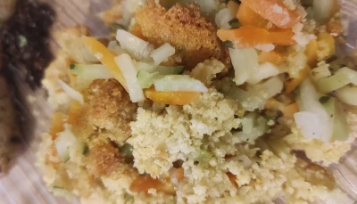 Crumble salé de légumes