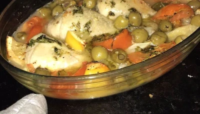 Cuisse de poulet au four