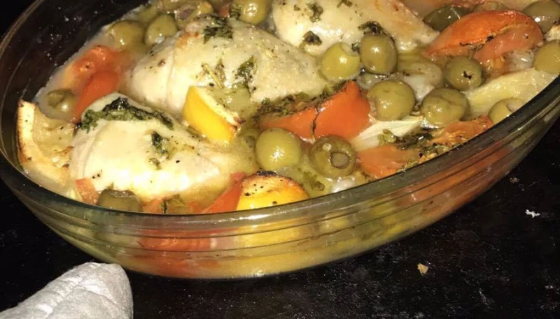 Cuisse de poulet au four