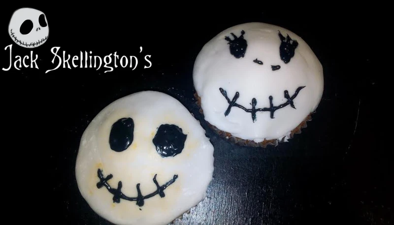 Cupcake Halloween Jack Skellington's