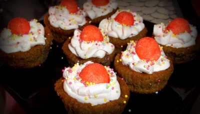 Cupcakes aux fraises