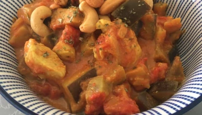 Curry d'aubergines