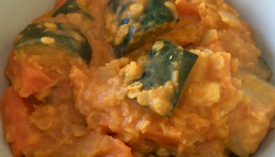Curry de Courgettes aux lentilles corail