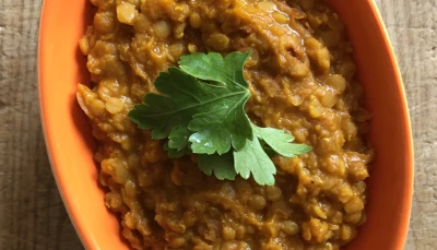 Dahl de lentilles corail