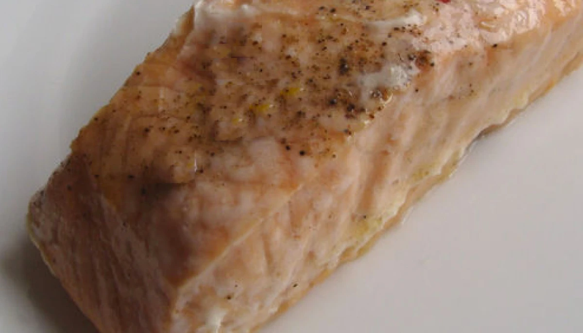 Darne de saumon en papillote au micro-onde