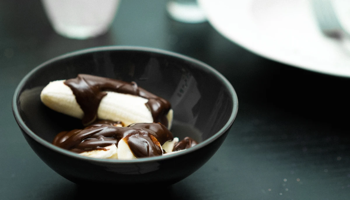 Dessert express banane chocolat !