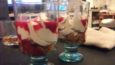 Dessert facile spéculoos framboise mascarpone