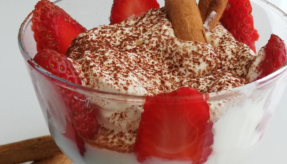 Dessert fraîcheur fraise spéculoos et sa crème