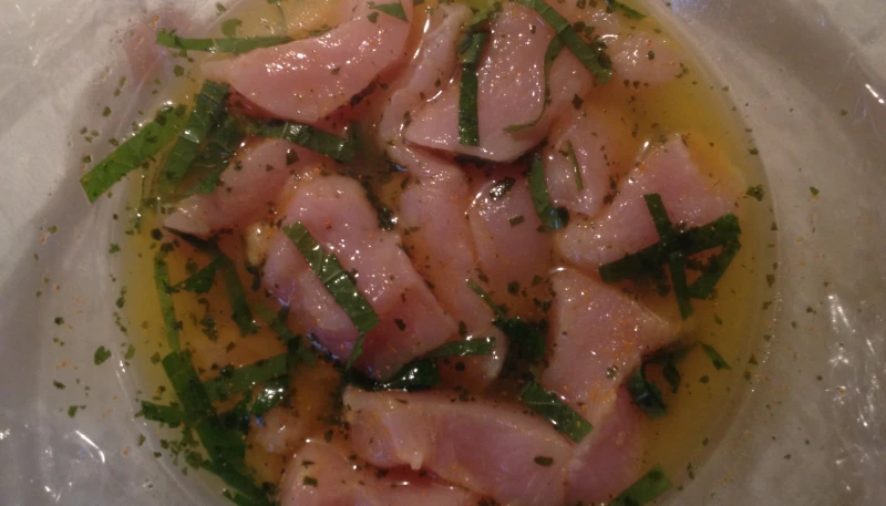 Dinde marinée au citron vert