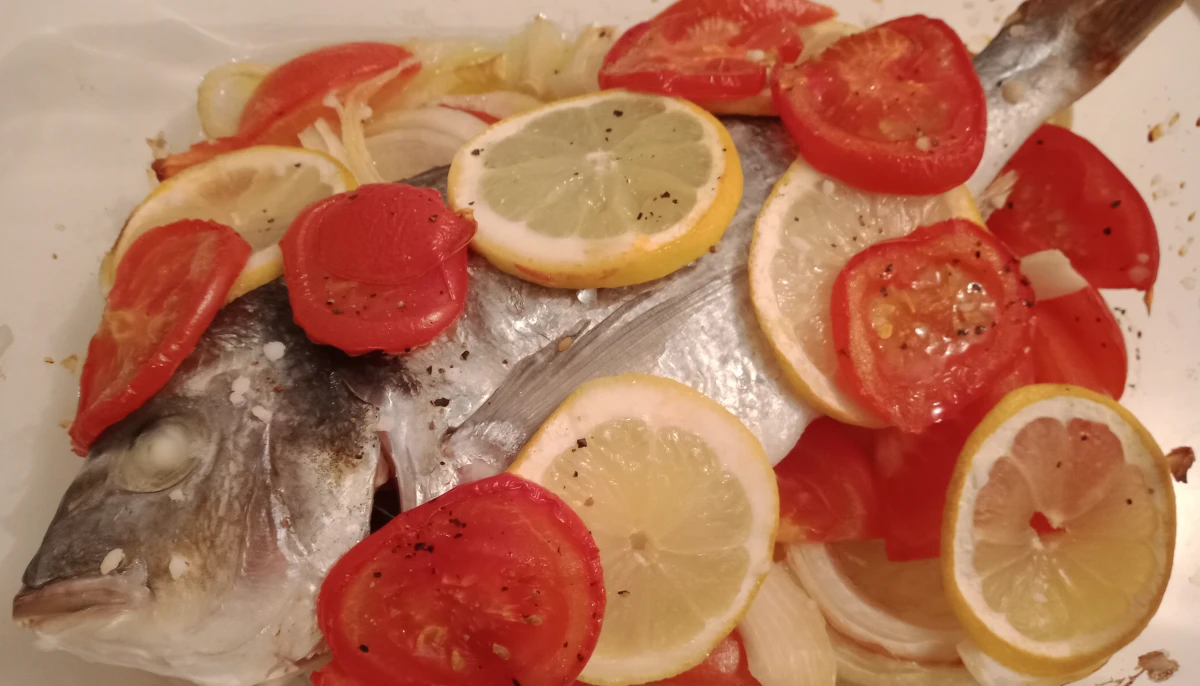 Dorade royale au four