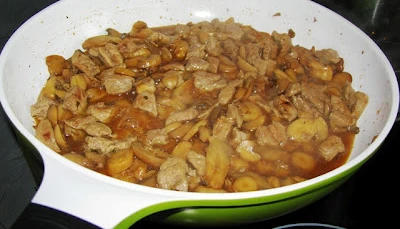 Emincé de veau aux champignons