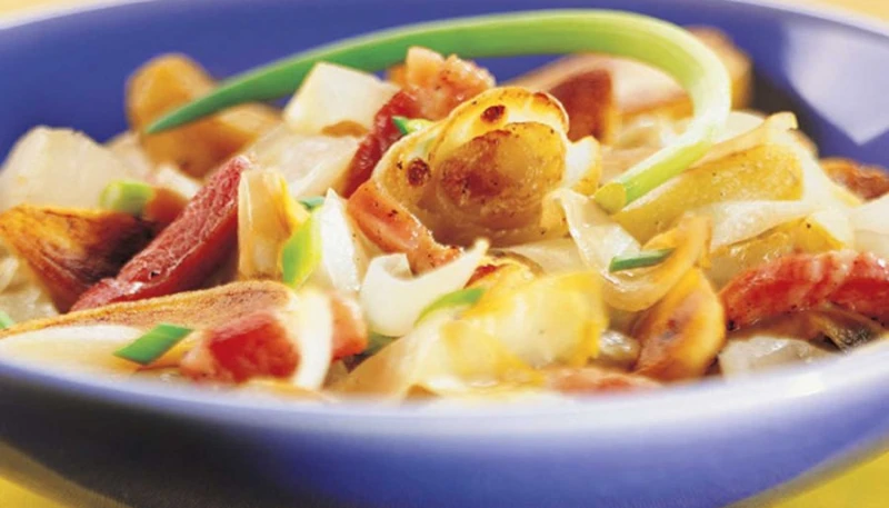 Endives cuites aux lardons