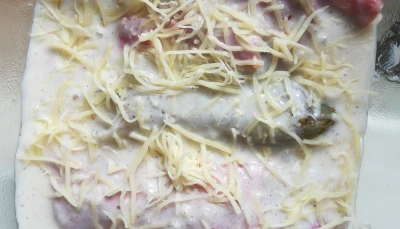 Endives gratinées au jambon