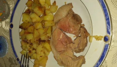 Epaule d'agneau en croûte et pomme de terre