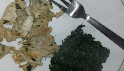 Épinard émincé de dinde