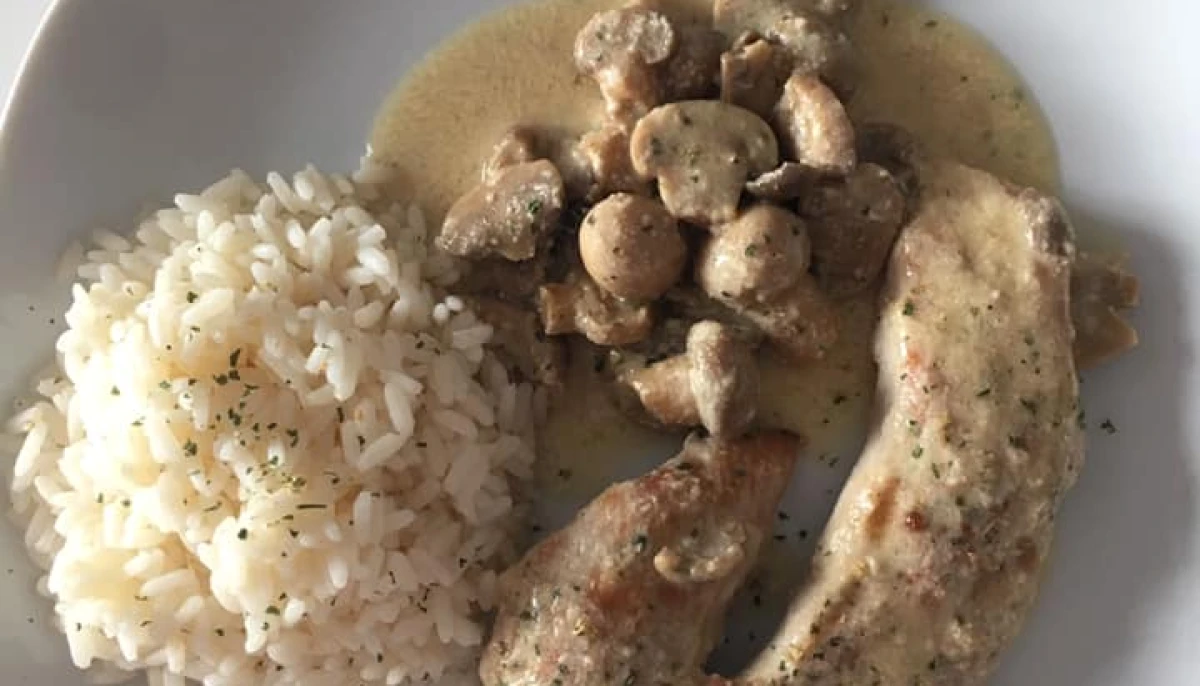 Escalope de dinde à la crème