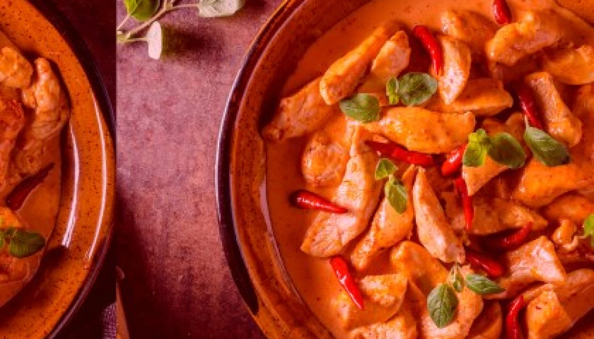 Escalope de dinde au lait de coco