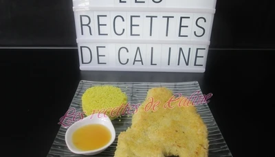 Escalope de poulet en croûte de couscous
