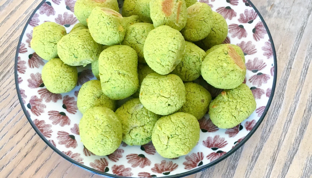 Falafels tout verts au four