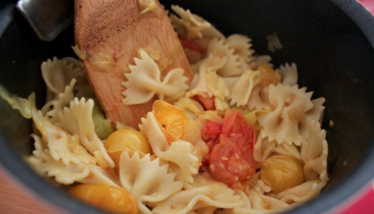 Farfalles aux légumes de saison