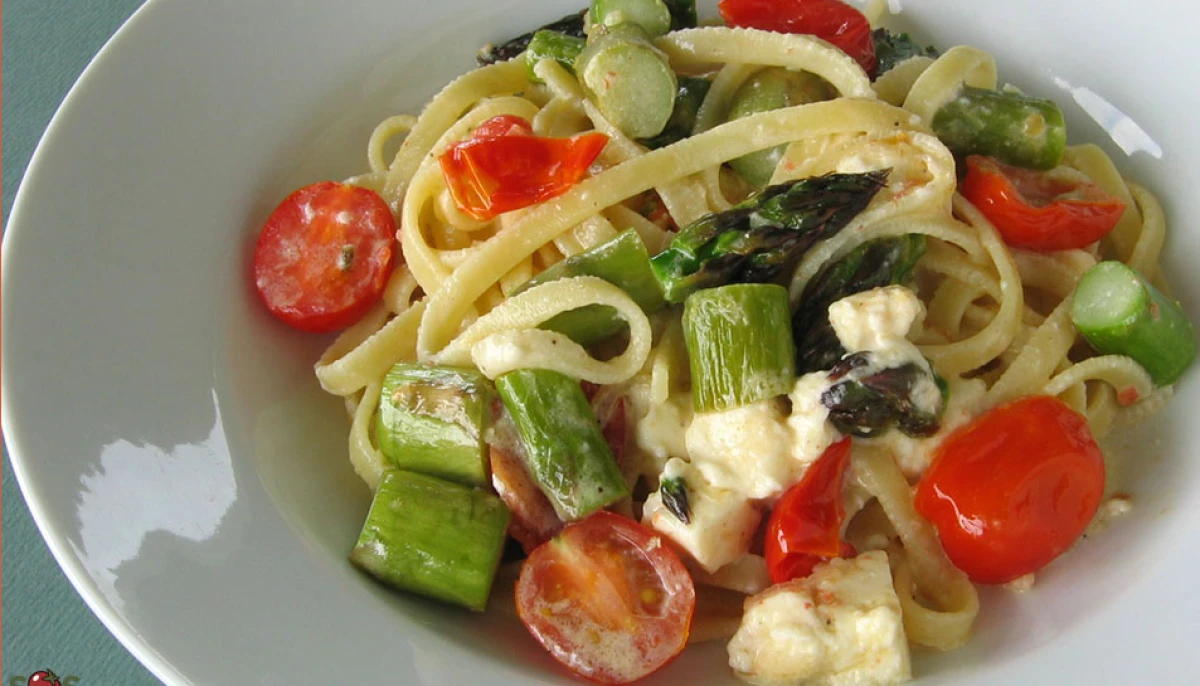 Fettuccine aux asperges