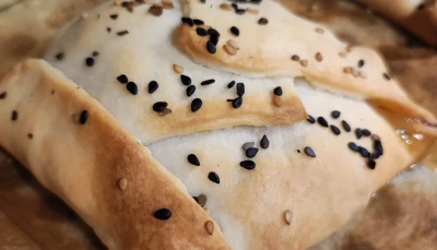 Feuilletée de Poireaux et Lardons