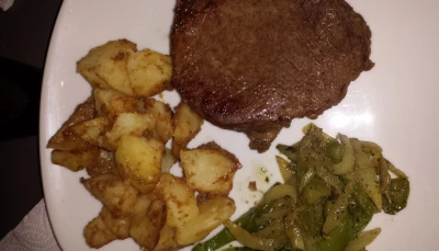 filet de boeuf avec légumes