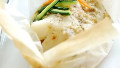 filet de cabillaud en papillotte