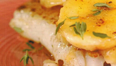 Filet de colin et ses pommes de terre