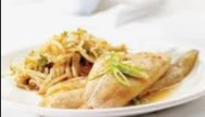 Filet de sole à la vanille et au gingembre