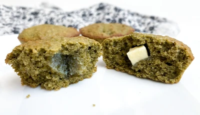 Financiers au matcha