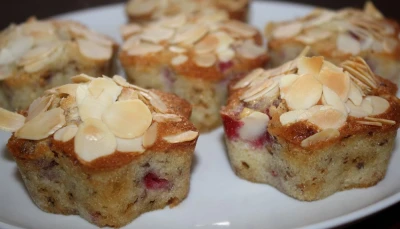 Financiers aux framboises