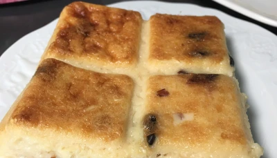 Flan aux cranberries