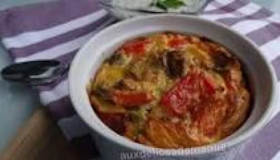 Flan aux légumes du soleil& chorizo