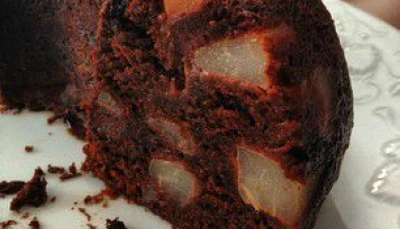 Fondant poire-choco' au micro-onde en 9 minutes