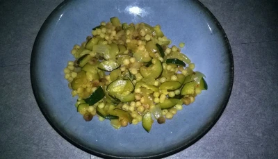 Fregola aux courgettes