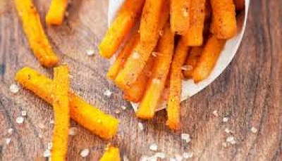 Frites de patates douces sans friteuse